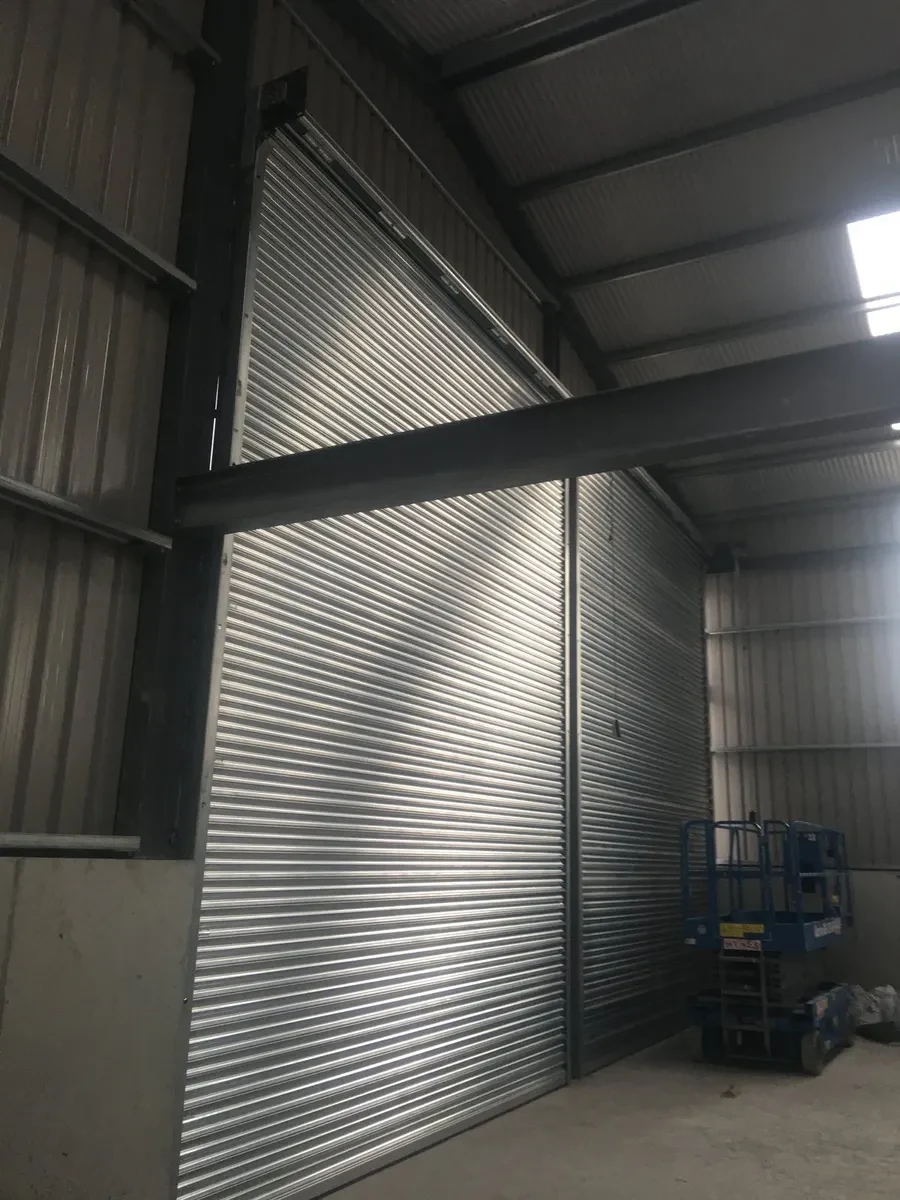 Industrial roller door interior