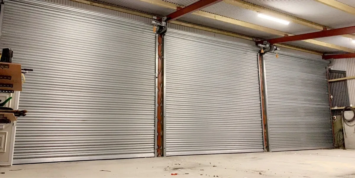 Three roller doors interior